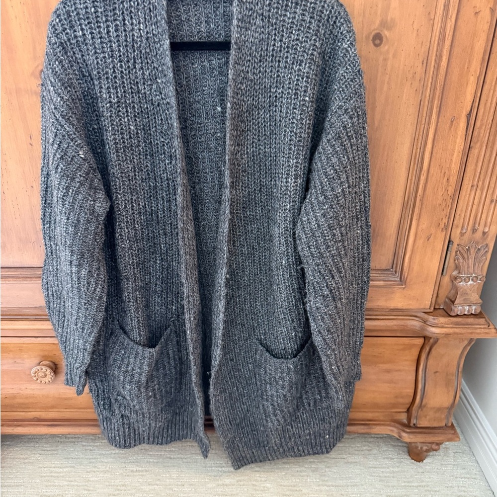Polo by Ralph Lauren Gray Women's Cardigan Sweater. Runs big .